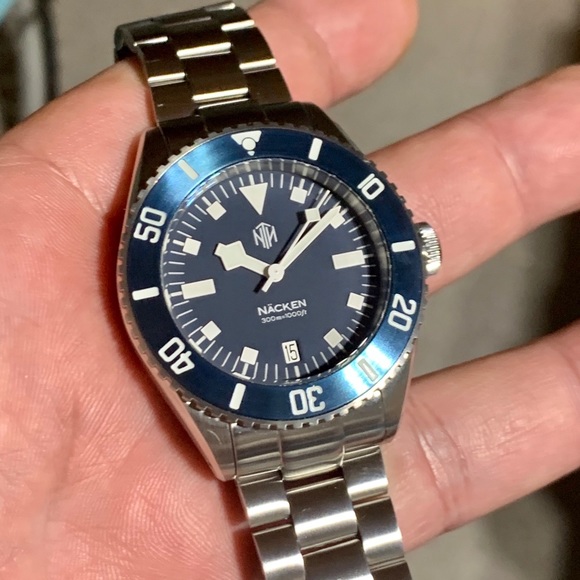 NTH WATCH NÄCKEN MODERN BLUE AUTOMATIC DIVER - Picture 16 of 16